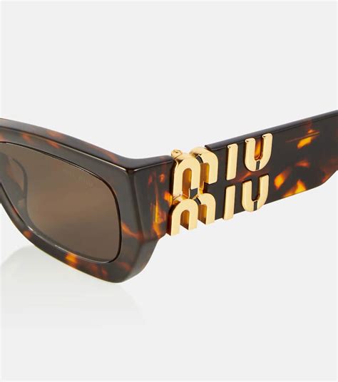 miu miu tortoise shell sunglasses